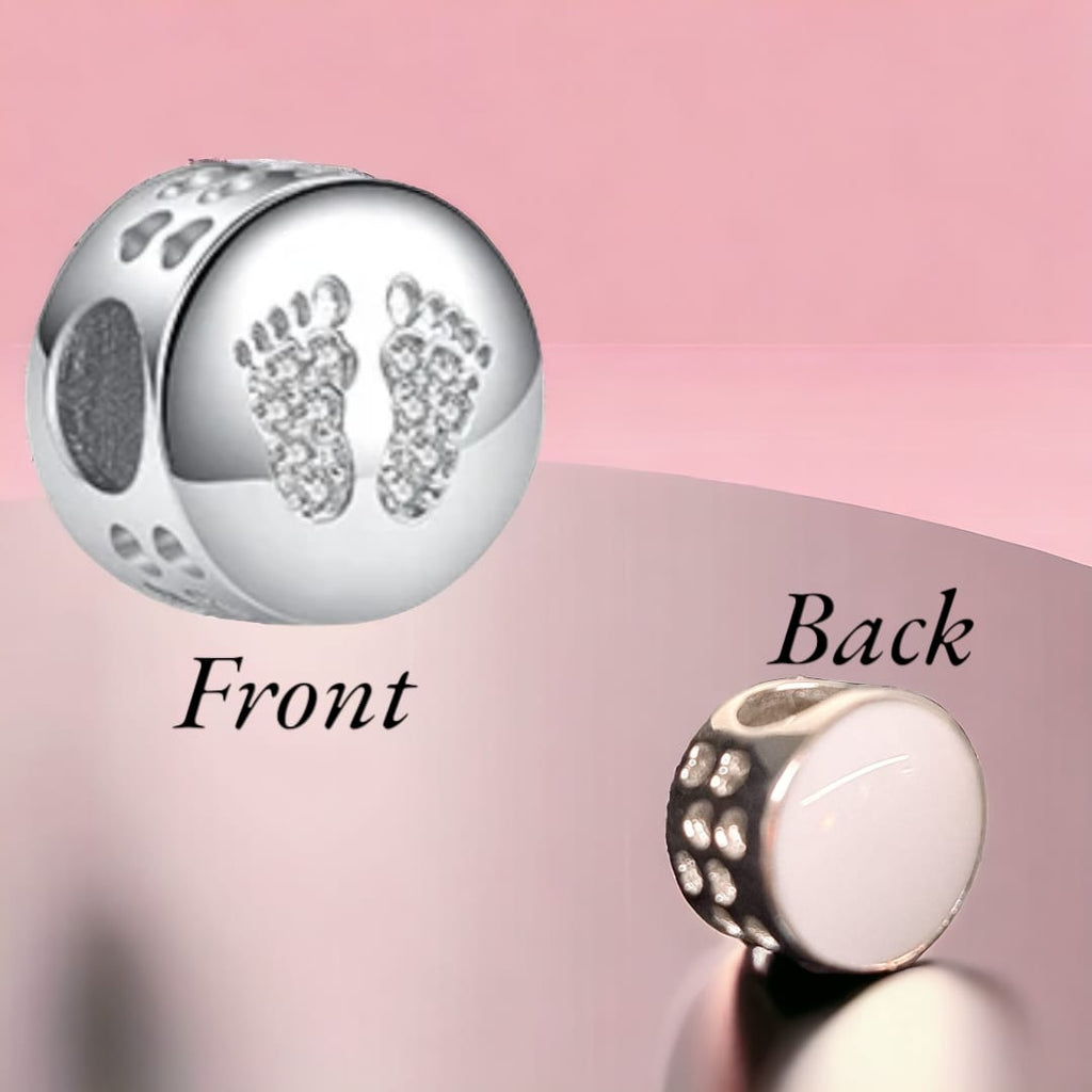 breastmilk charm bead for Pandora bracelet