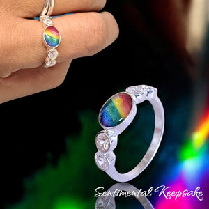 Rainbow-Colored Ashes Keepsake Jewellery | LGBTQ+ & Pet Memorials