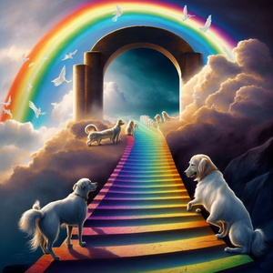 Pet loss, the Rainbow bridge poem and memorial jewellery.