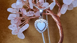 heart breastmilk pendant breastmilk jewellery UK 