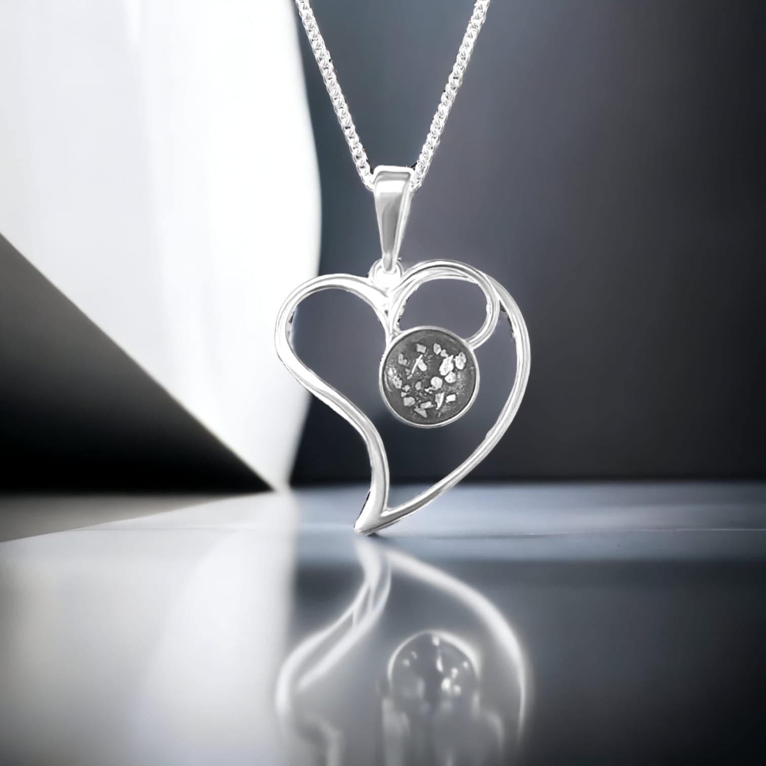 SK - Large memorial pendant - The heart of you. 4 weeks