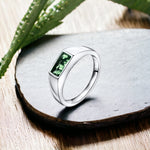 Load image into Gallery viewer, Men&#39;s rectangle - Memorial Ring
