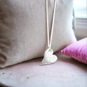 NEW- SK -  Home is where the heart is - stunning fine silver ashes pendant - 2-3 weeks - a special offer is in the menu