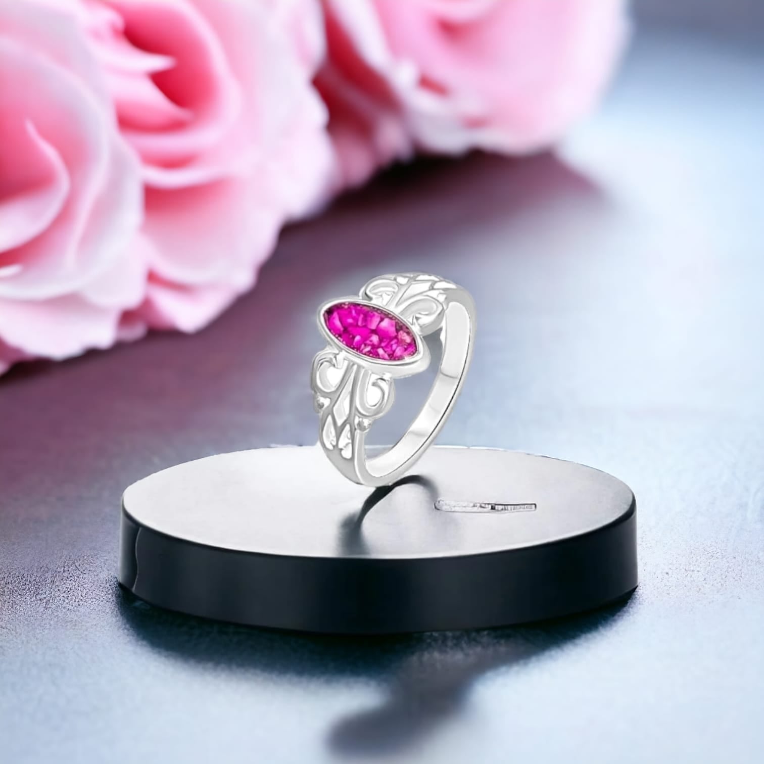 NEW SK- Striking memorial ring - colour - choice 2-3 weeks ... introductory price