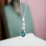 Load image into Gallery viewer, SK - Petite Drop Of Love Memorial Pendant - 1 or 3 for 2 - SEE VIDEO
