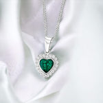 Load image into Gallery viewer, halo memorial heart jewellery ashes jewellery
