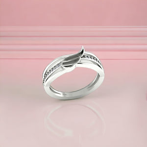 On Angels Wings - Memorial Ashes Ring