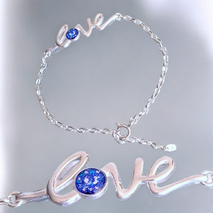 SK - Eternal Love - Silver Memorial Bracelet/Anklet - With Extender - 4 weeks