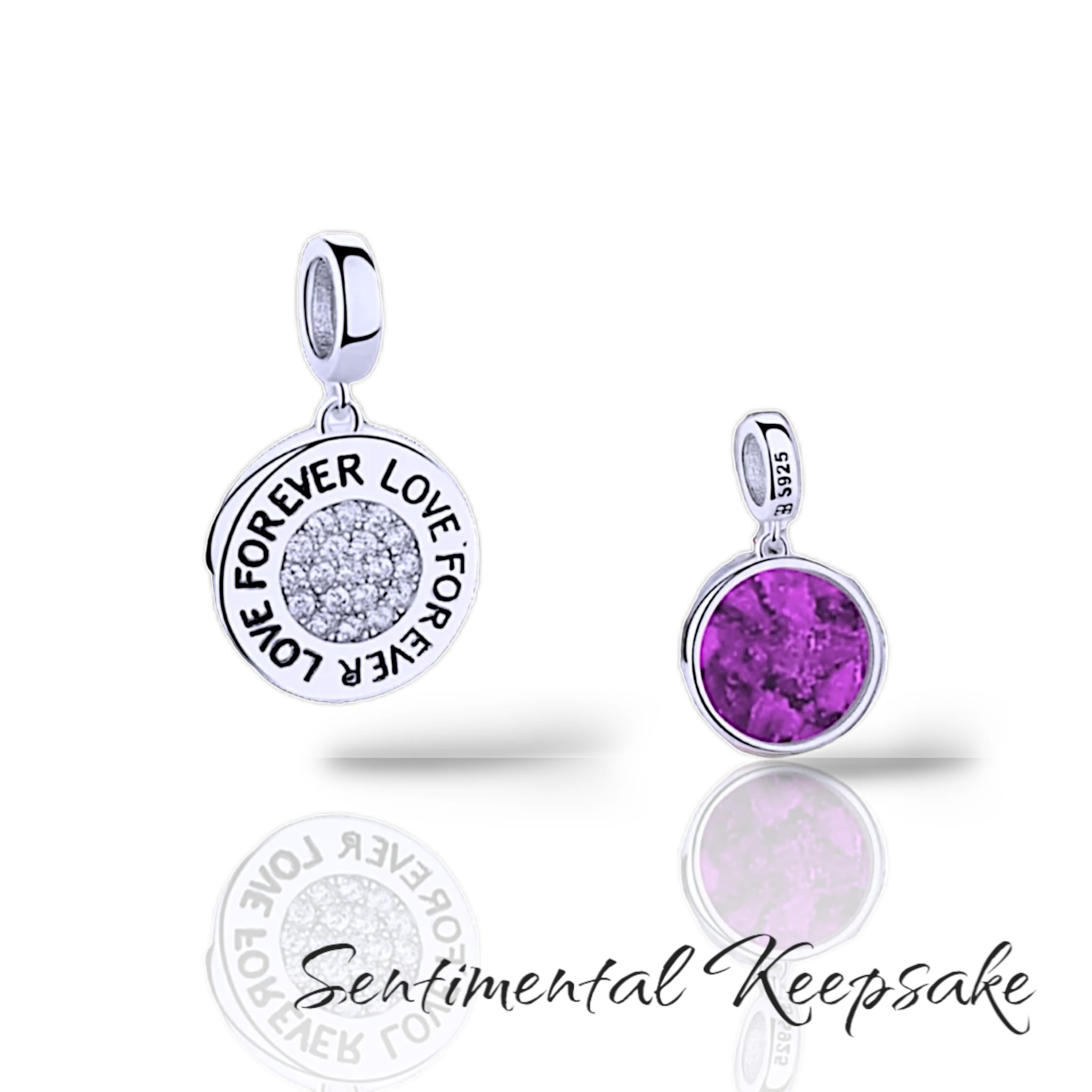 memorial ashes charm beads 