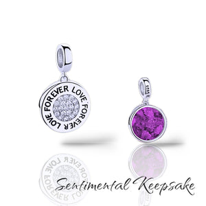 memorial ashes charm beads 