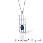 Load image into Gallery viewer, Mackintosh style memorial jewellery
