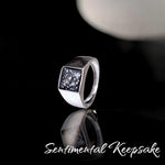 Load image into Gallery viewer, SK- By My Side - Men&#39;s memorial ring
