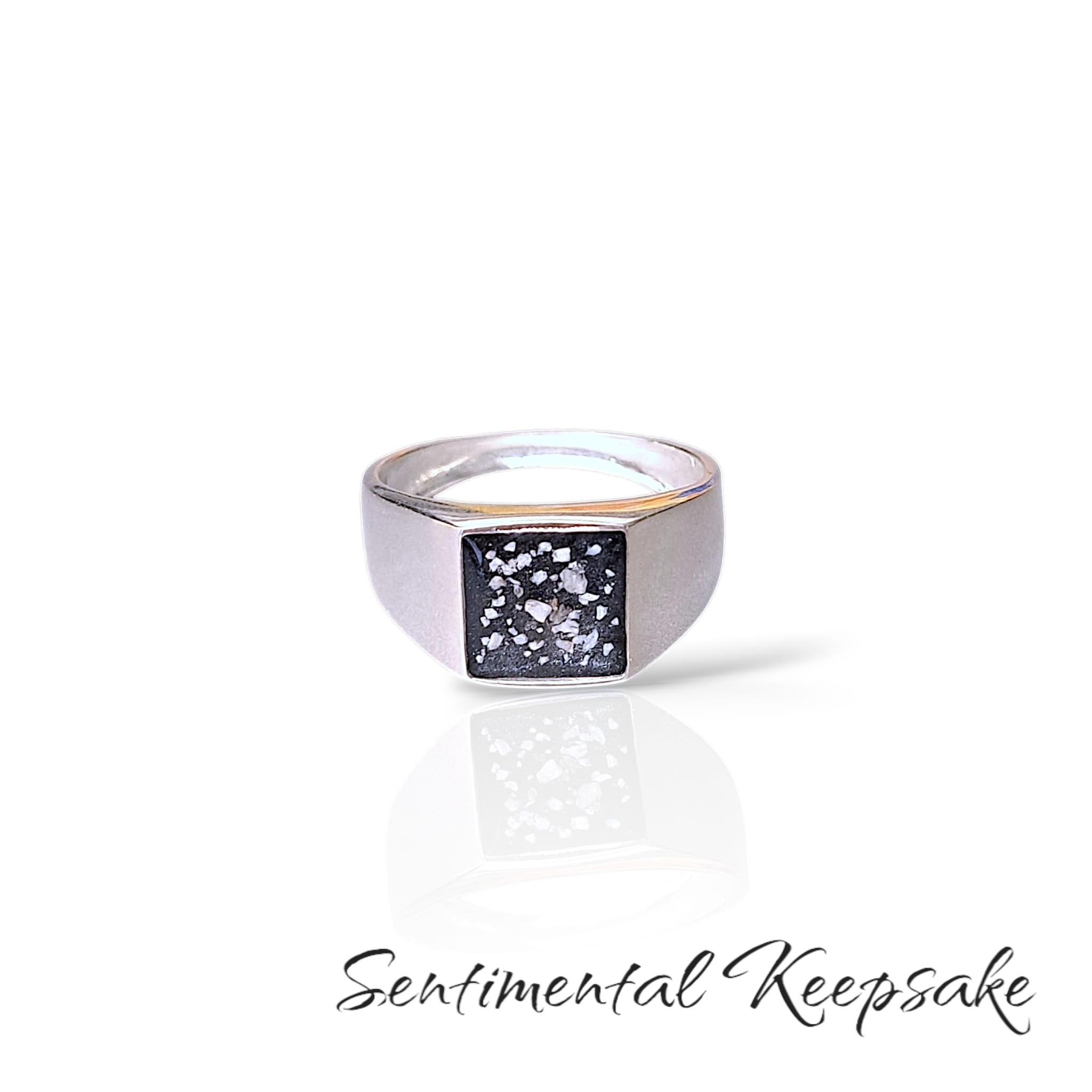 SK- By My Side - Men's memorial ring