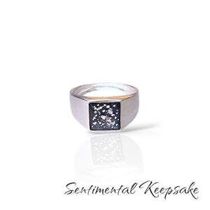 SK- By My Side - Men's memorial ring