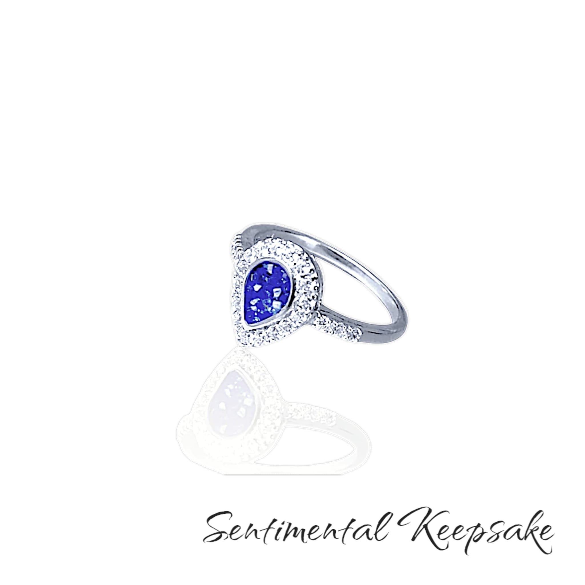 SK - The "Teardrop Of Memories" - Memorial  Ring - One or 3-for-2