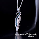 Load image into Gallery viewer, memorial ashes jewellery feathers
