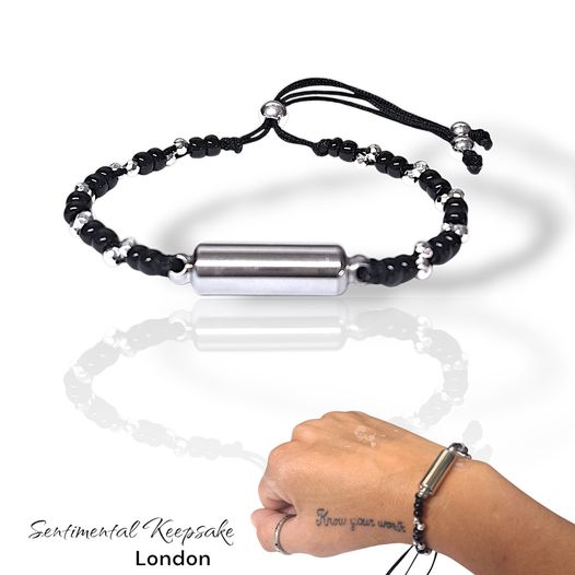 SK- Serenity - Self - Fill Memorial Ashes Bracelet. Ashes/hair/fur - One or 3 for 2