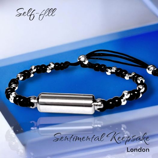 SK- Serenity - Self - Fill Memorial Ashes Bracelet. Ashes/hair/fur - One or 3 for 2