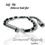 Load image into Gallery viewer, SK- Serenity - Self - Fill Memorial Ashes Bracelet. Ashes/hair/fur - One or 3 for 2
