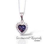 Load image into Gallery viewer, Sentimental Keepsake &quot;A Hearts Embrace&quot; - Halo Memorial Pendant
