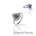 Load image into Gallery viewer, SK - Sparkling Teardrop Ring.  One or 3-for-2
