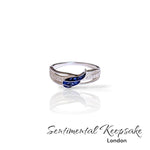 Load image into Gallery viewer, On Angels Wings - Memorial Ashes Ring - CLEARANCE - Only a few size 0 left
