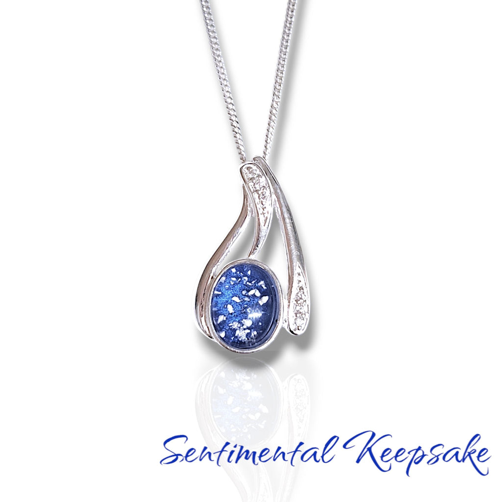 memorial ashes jewellery pendant necklace made in the UK London