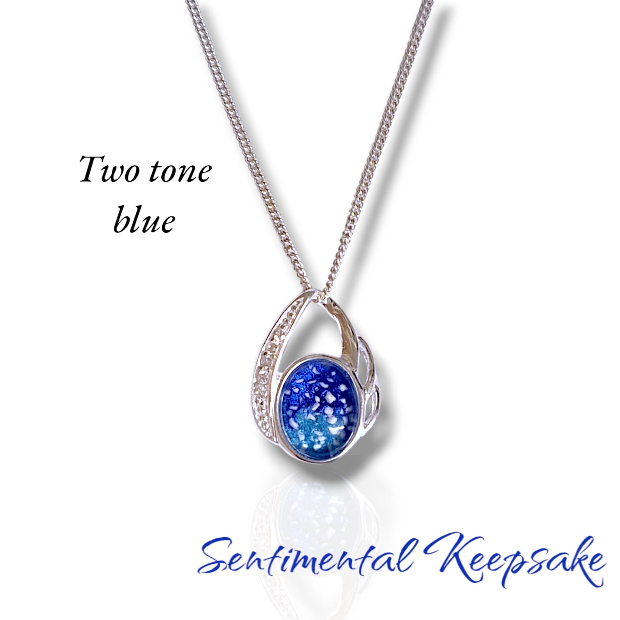 memorial pendant necklace with ashes sentimental keepsake 