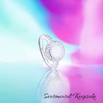 Load image into Gallery viewer, Halo Round Breastmilk Ring - Sacred Bond By Sentimental Keepsake UK
