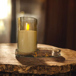 Load image into Gallery viewer, Eternal Glow Candle Holder Trinket Tray With Ashes And (safe) LED Candle - Feel Their Presence. (see video)
