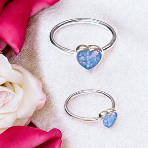 SK - The Memory Heart - Stacking Memorial Ring