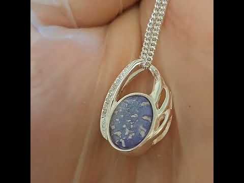 Sentimental Keepsake - Angels Touch - Memorial Necklace  - SEE VIDEO