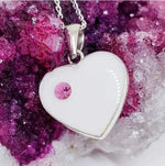 Load image into Gallery viewer, breastmilk jewellery hearts 
