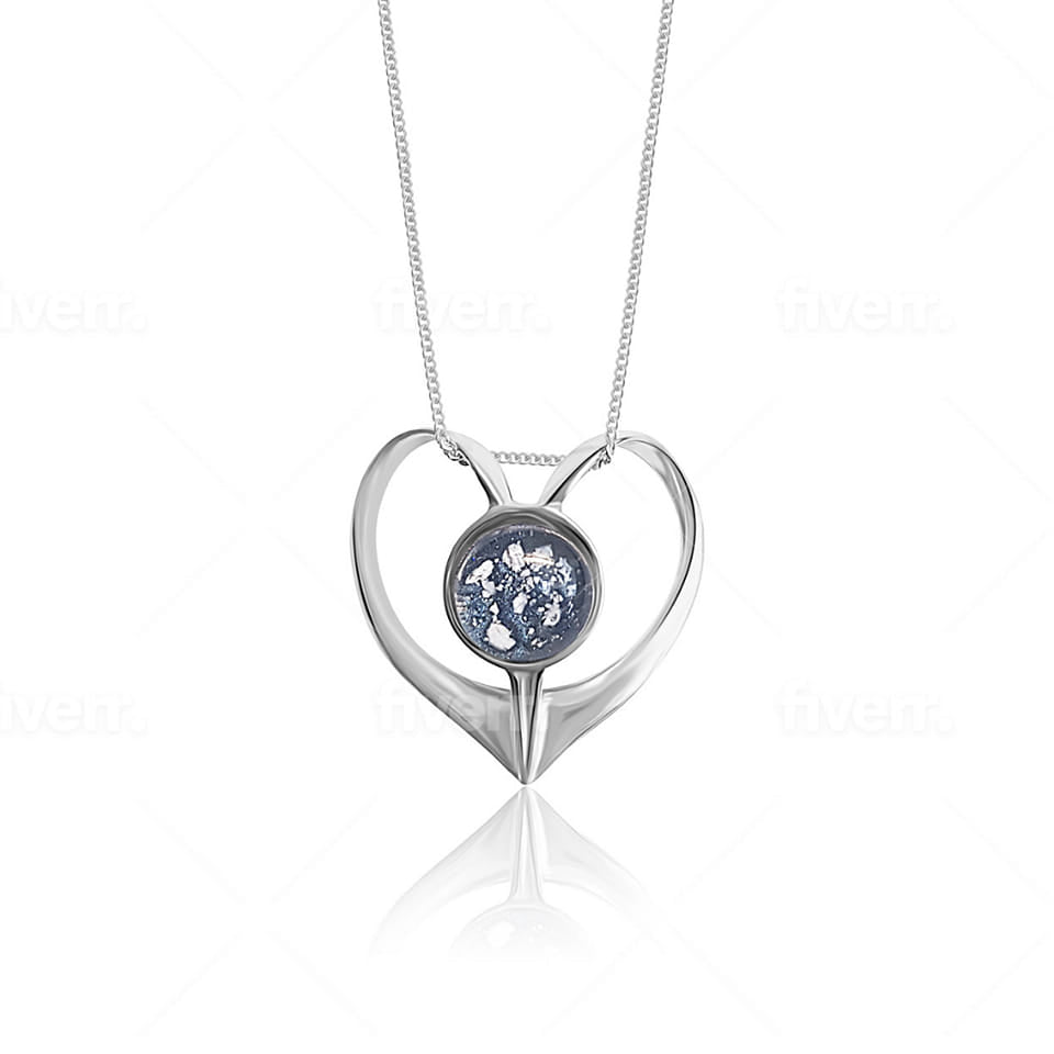 heart ashes pendant necklace 
