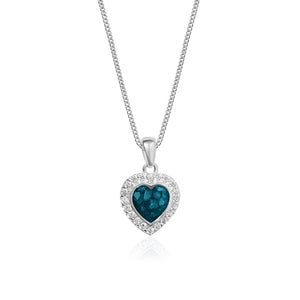halo heart ashes memorial jewellery