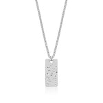 Load image into Gallery viewer, SK -  Tag of love  - stunning fine silver ashes Signature pendant unisex
