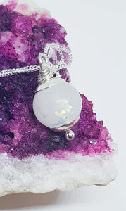 SK -  Breastmilk pearl - plain, gold, silver leaf, hair, aquamarine, amethyst or peridot gemstone